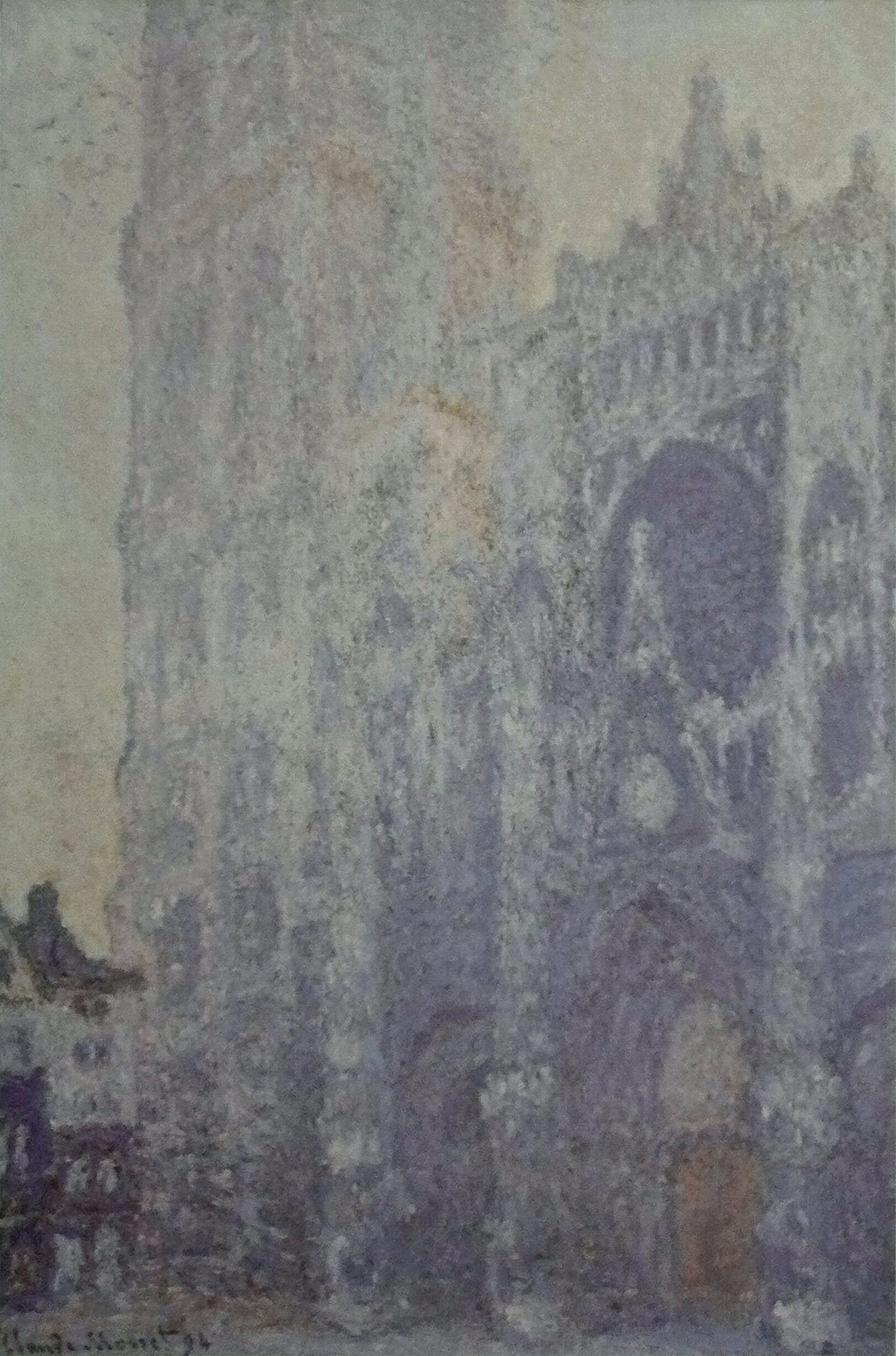 Rouen Cathedral (Morning Effect) White Harmony in Detail Claude Monet